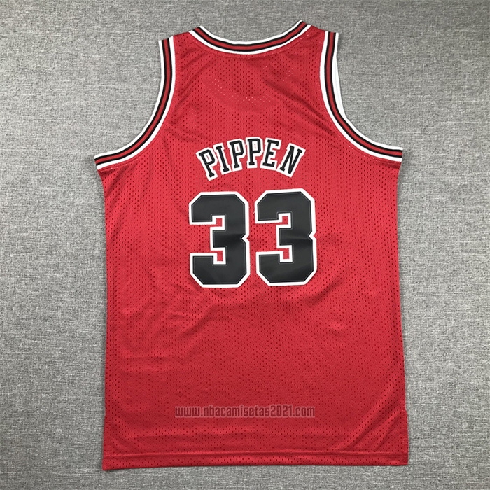 Camiseta Nino Chicago Bulls Scottie Pippen #33 Mitchell & Ness 1997-98 Rojo